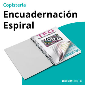 Encuadernación espiral