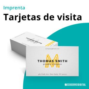 Tarjetas visita